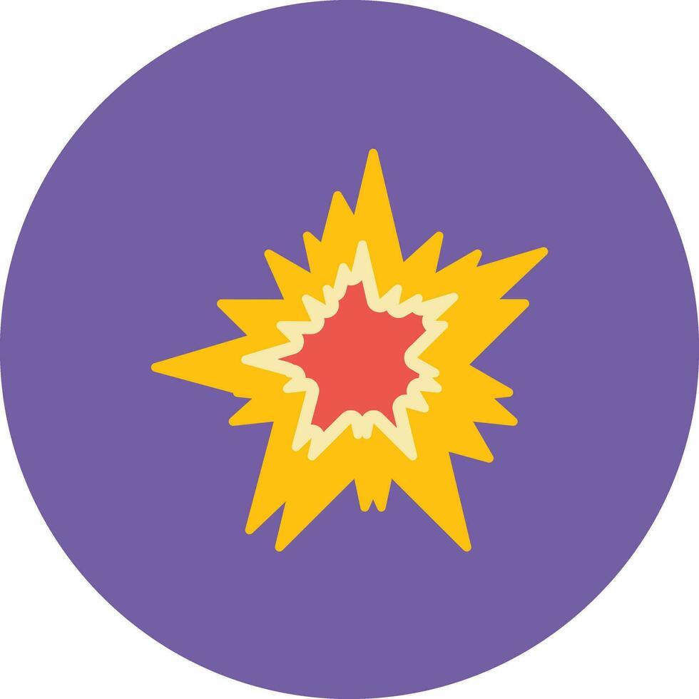 icono de vector de explosión