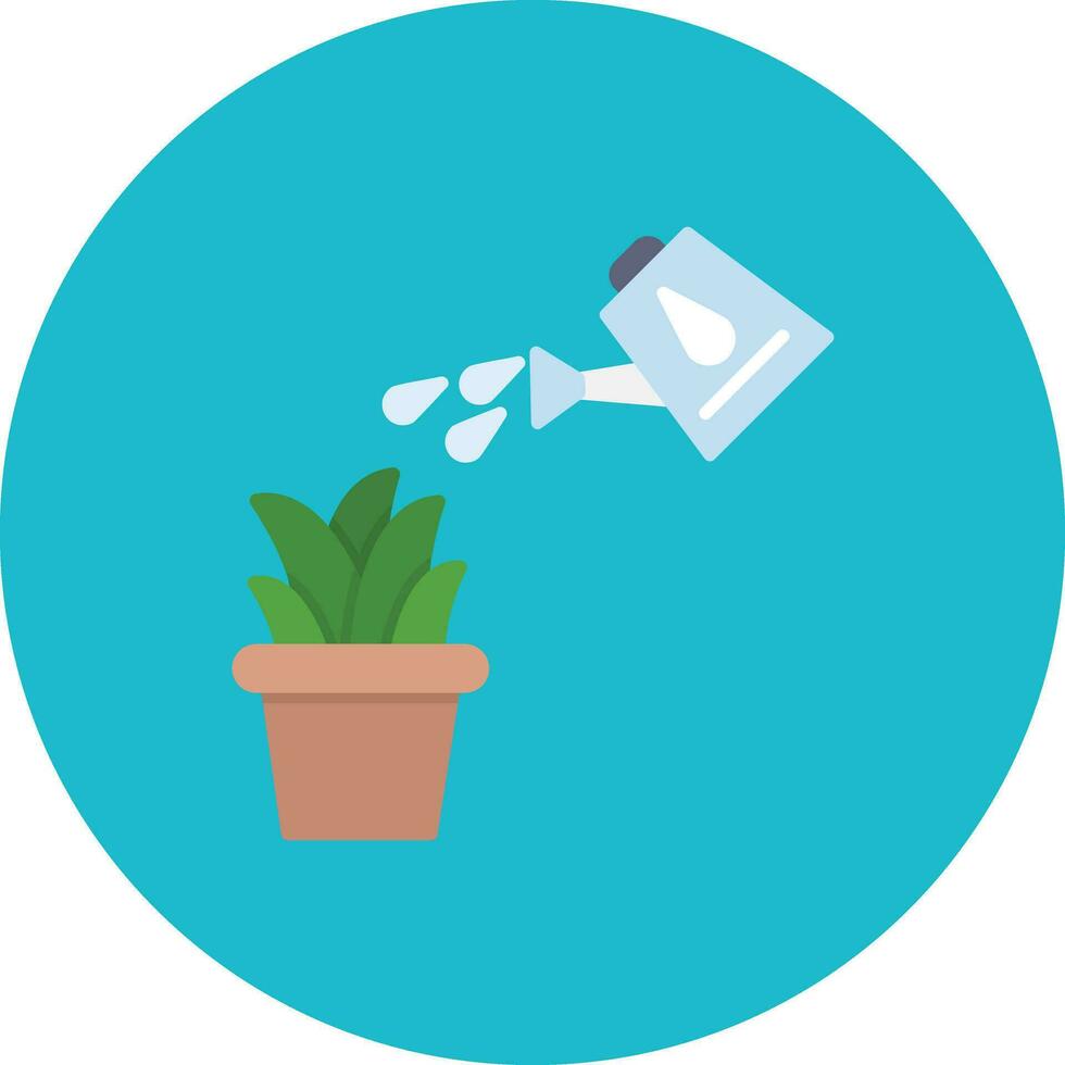 Watering Plants Vector Icon