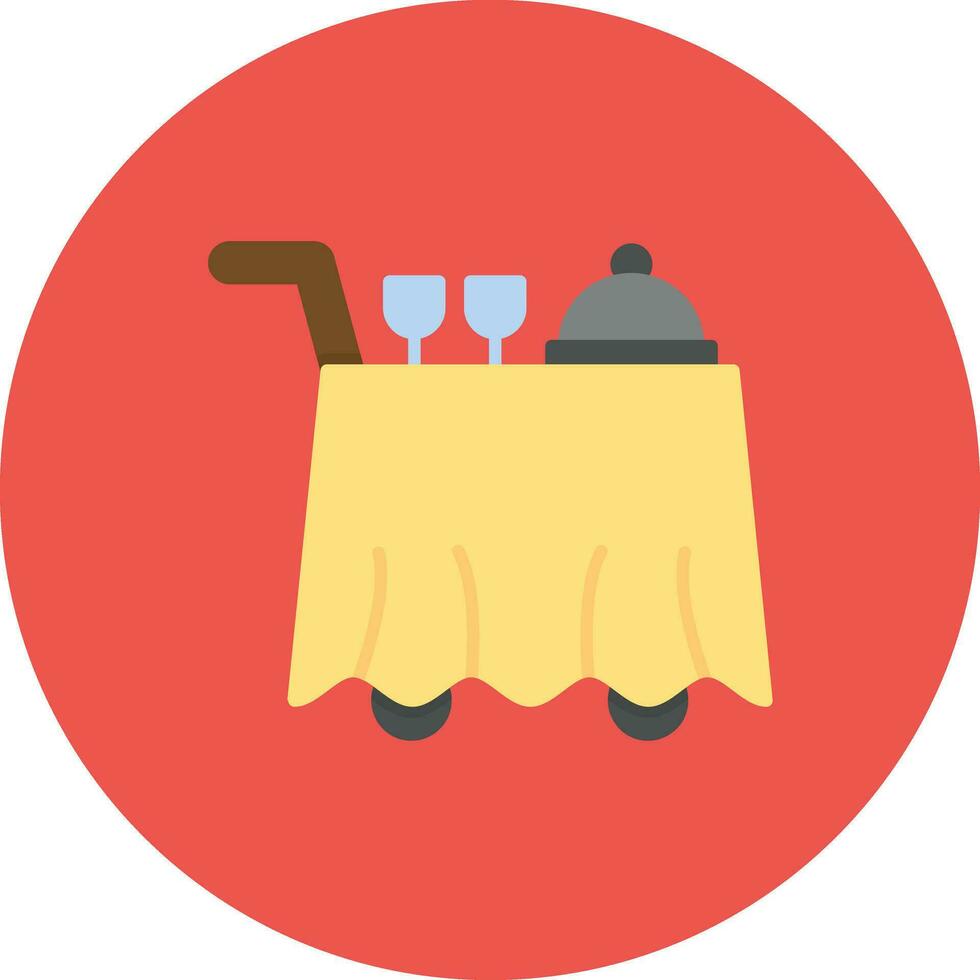 Room Service Vector Icon