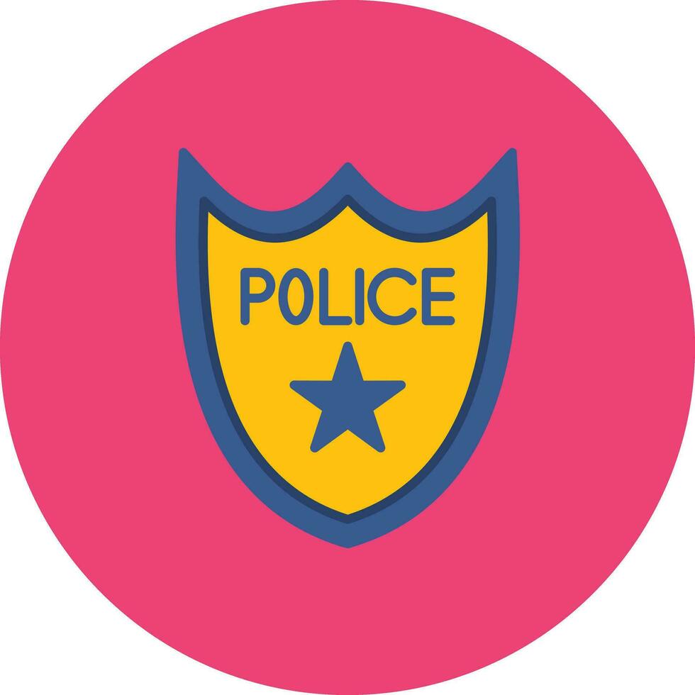 Police Badge Vector Icon