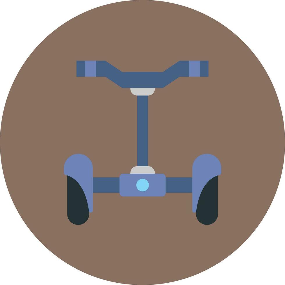 Police Segway Vector Icon