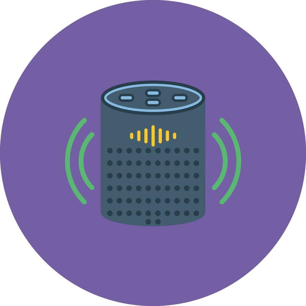 Smart Speaker Vector Icon