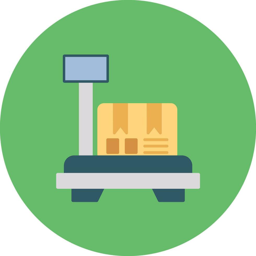 Parcel Weight Vector Icon