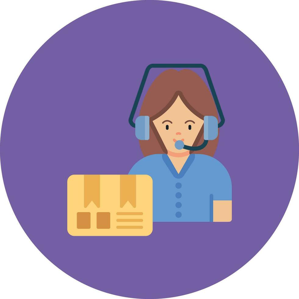 icono de vector de servicio al cliente