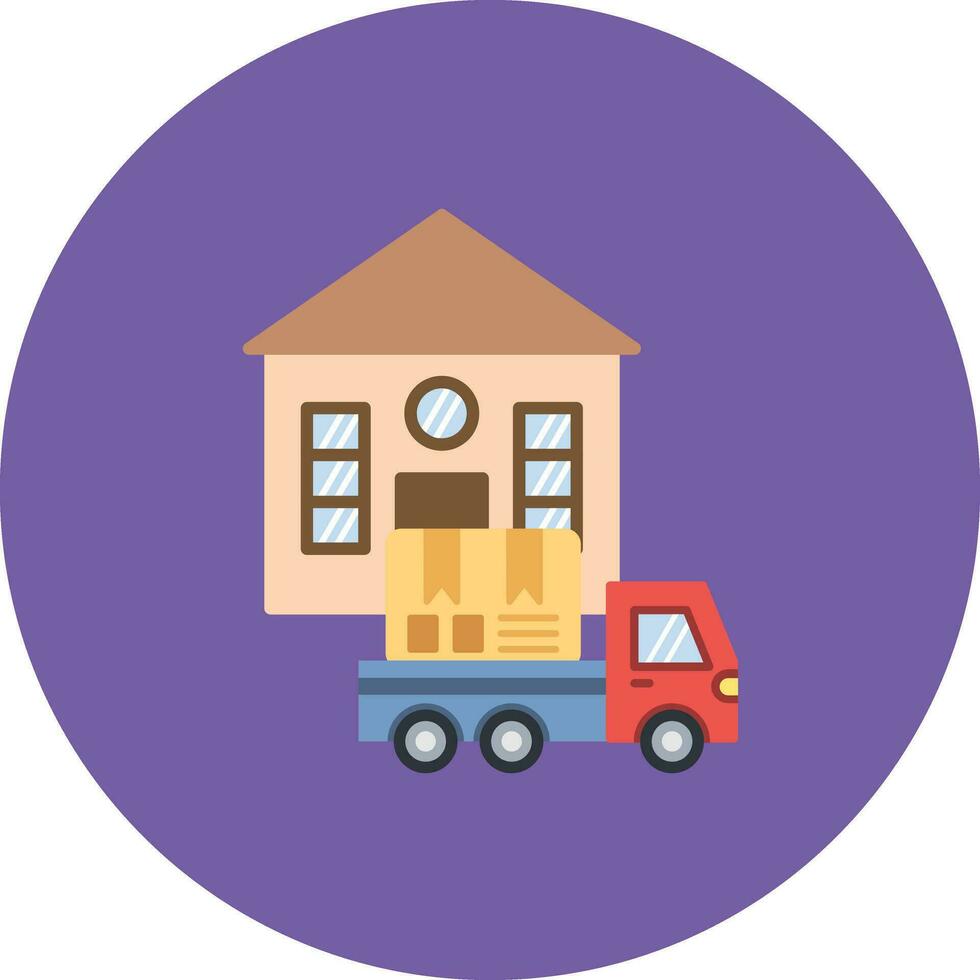 Home Delivery Vector Icon