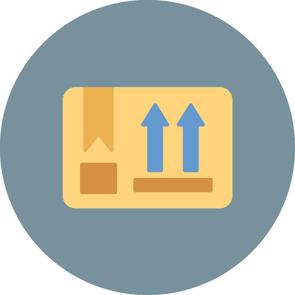 Package Side Up Vector Icon