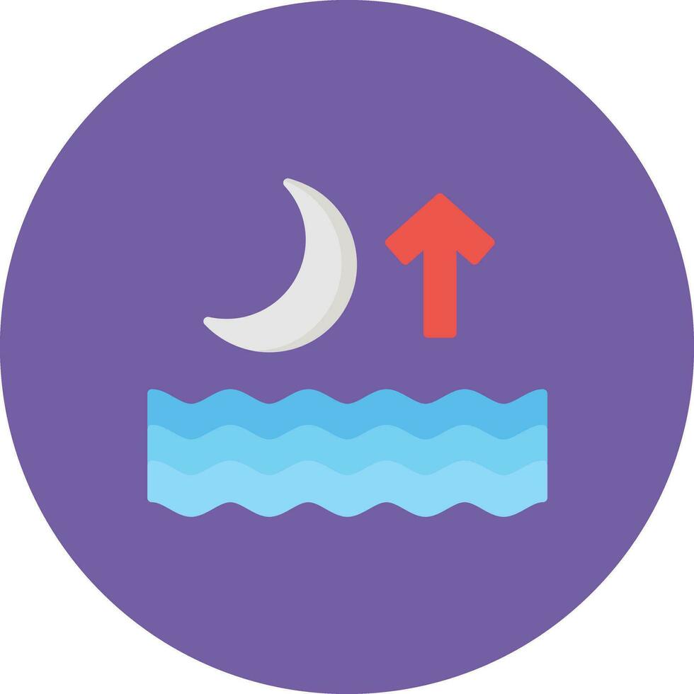 High Tide Vector Icon