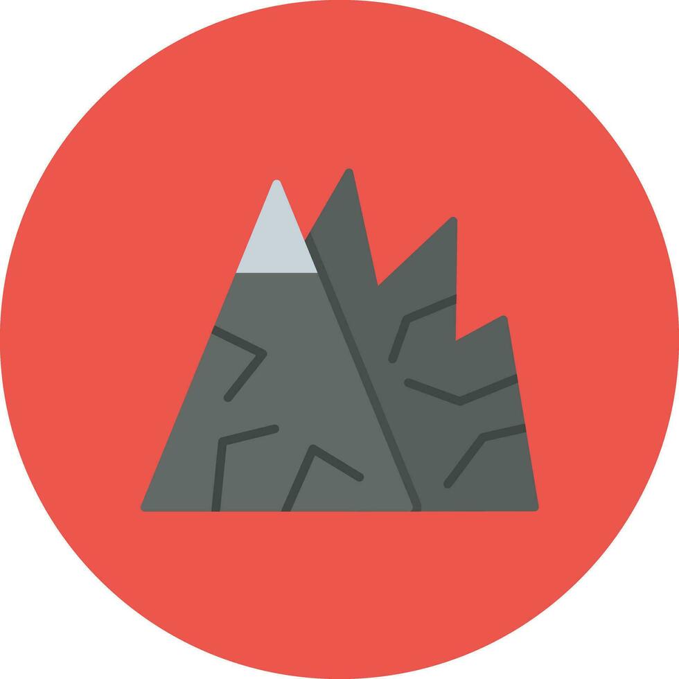 icono de vector de montañas