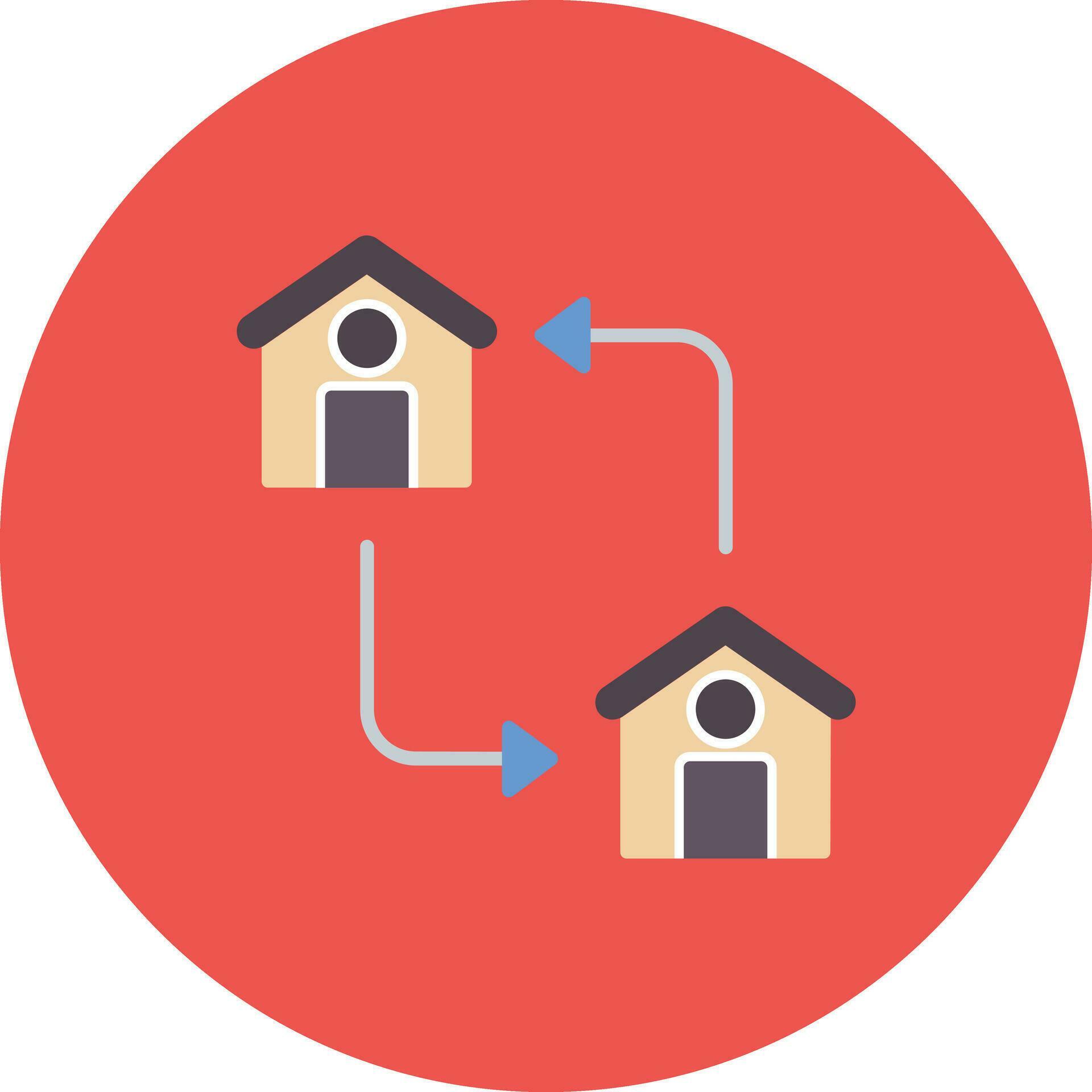 House Exchange Vector Icon 31066923 Vector Art at Vecteezy