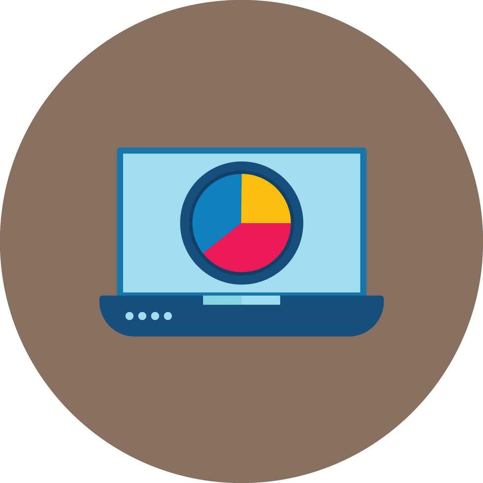 Pie Chart Pieces Vector Icon