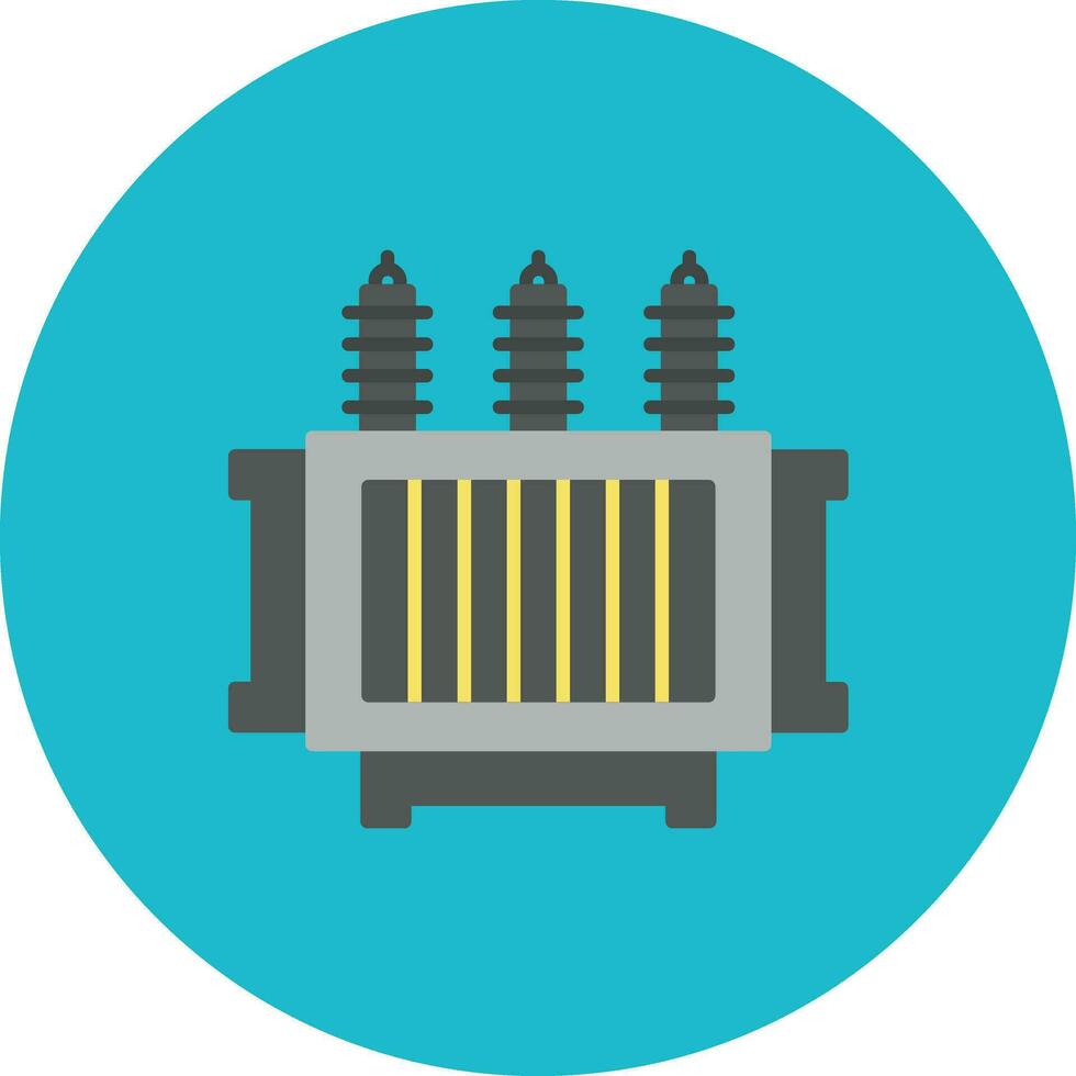 Power Transformer Vector Icon