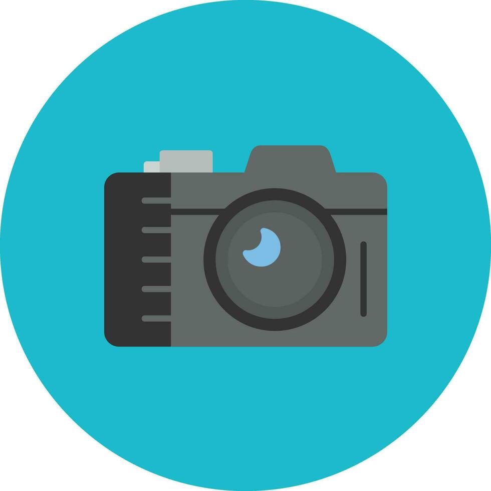 Compact Camera Vector Icon