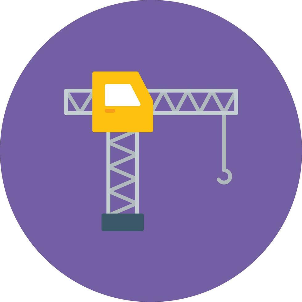 Tower Crane Vector Icon