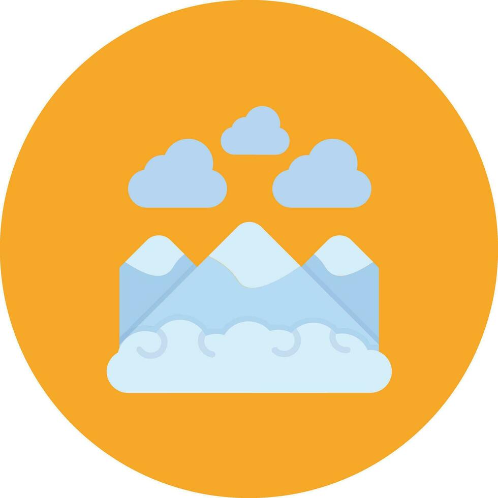 Snow Landscape Vector Icon