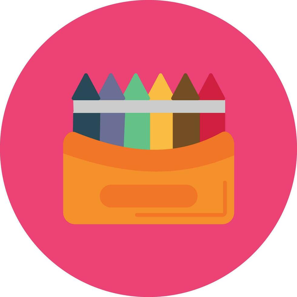 Crayons Vector Icon