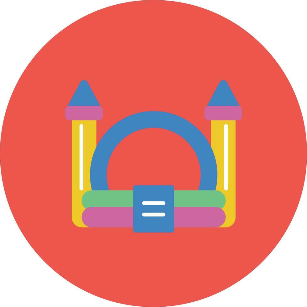 Bouncy Castle Vector Icon