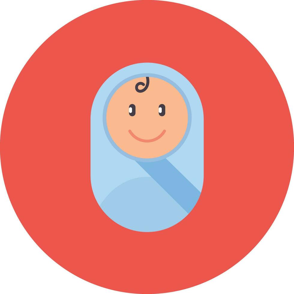 Newborn Baby Vector Icon