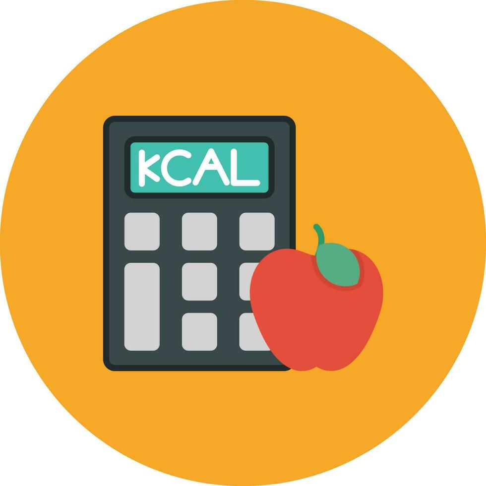 Calorie Calculator Vector Icon