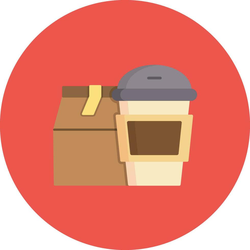 café Leche vector icono