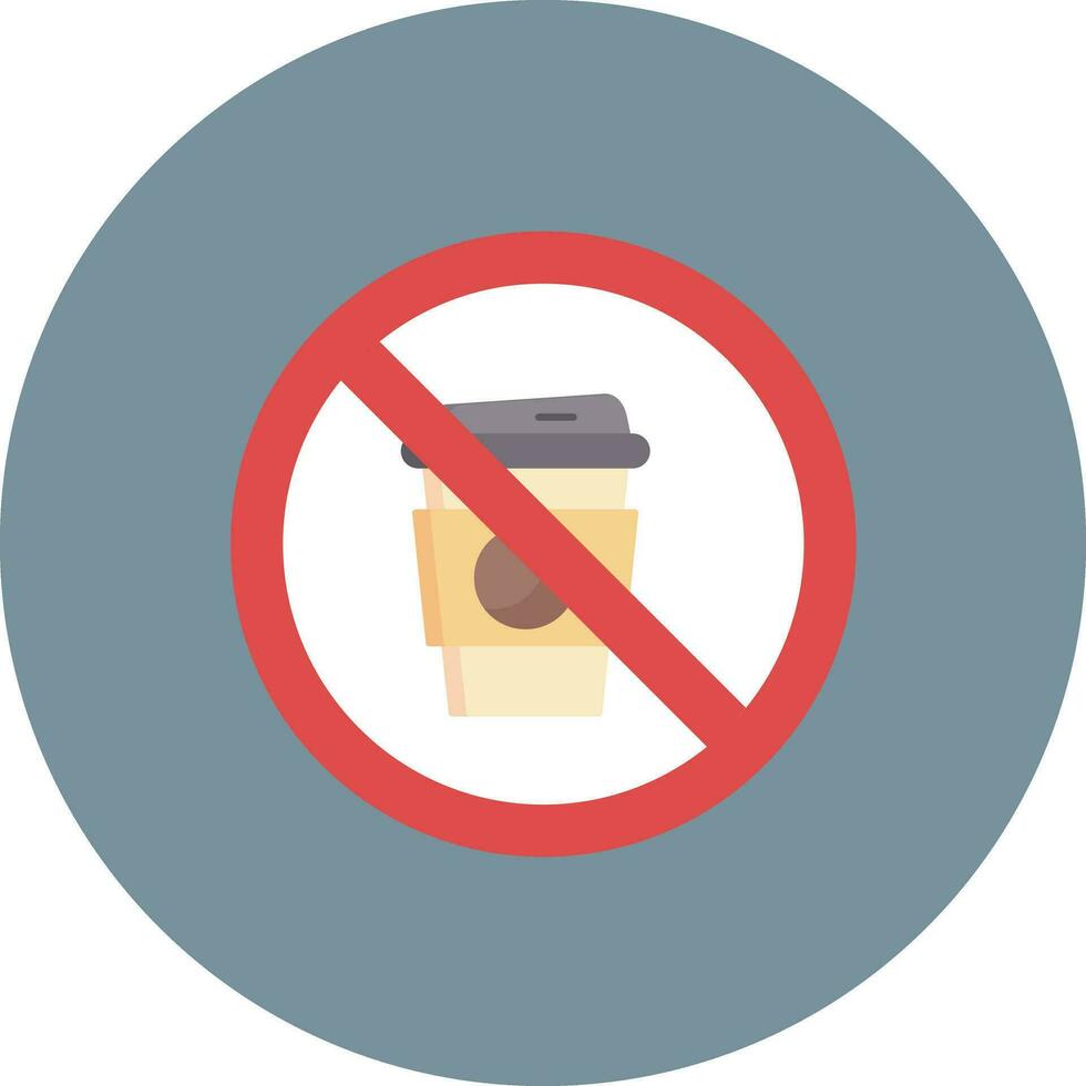 No Caffeine Vector Icon