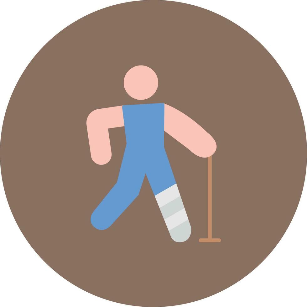 Broken Leg Vector Icon