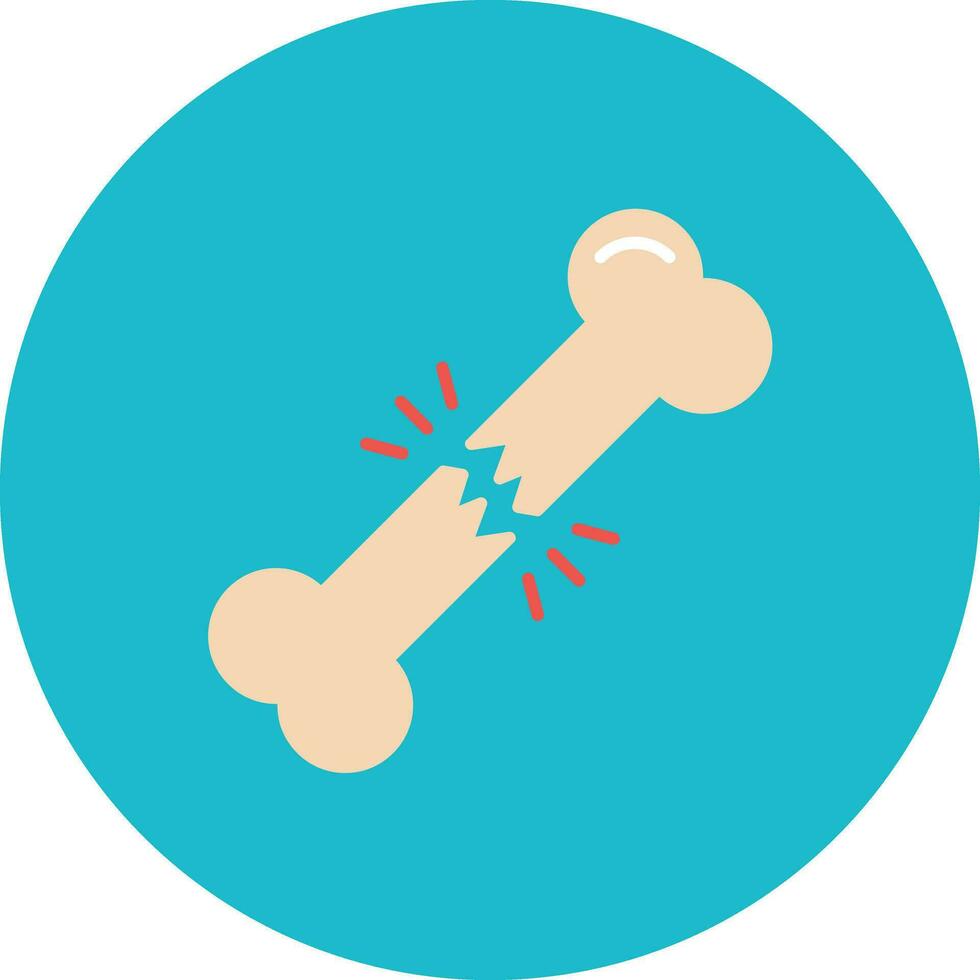 Broken Bone Vector Icon