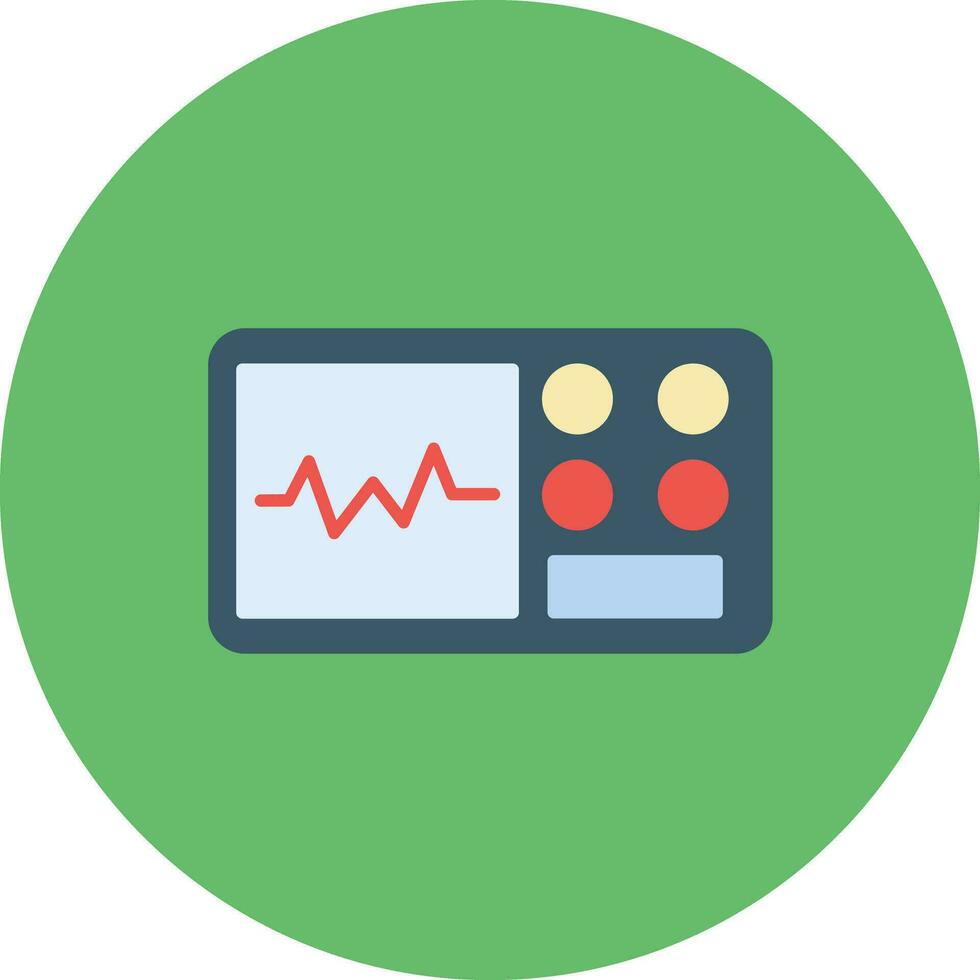 Electrocardiogram Vector Icon