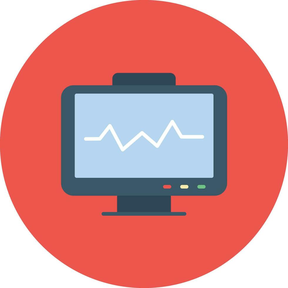 Heart Monitoring Vector Icon
