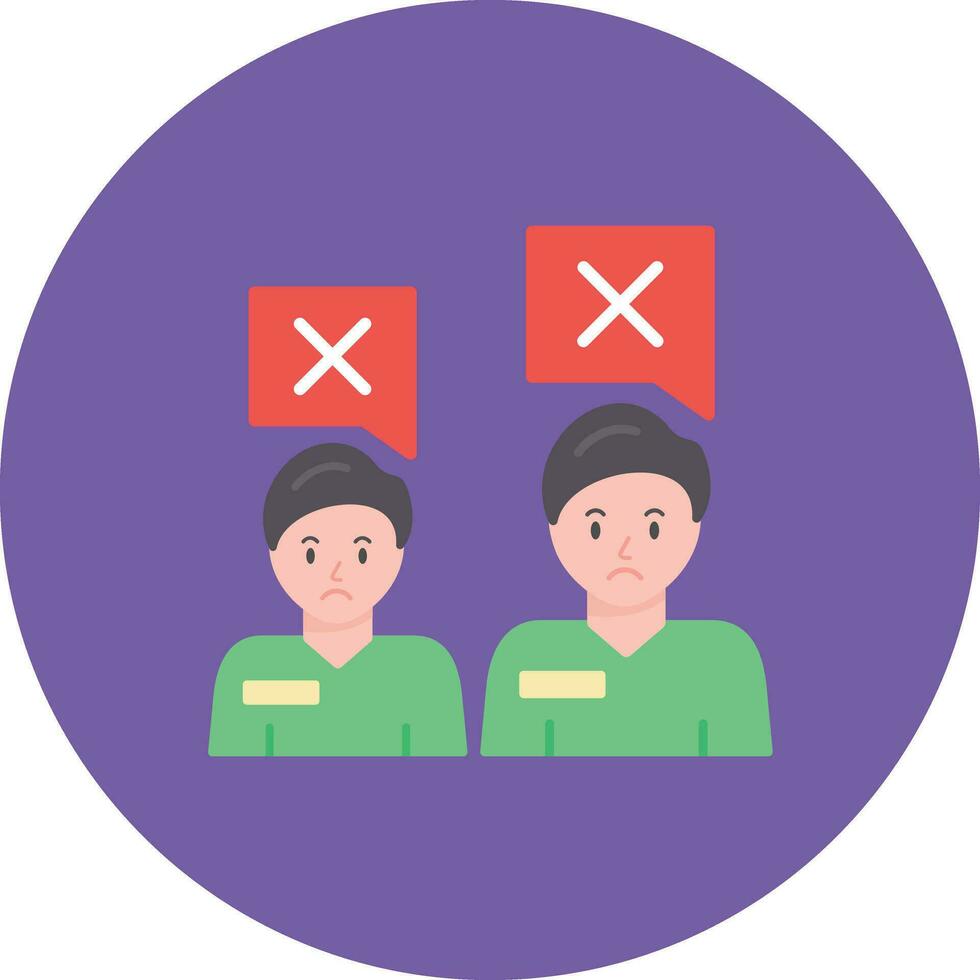 People Disagree Vector Icon