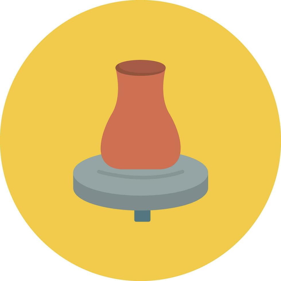 Potter Wheel Vector Icon