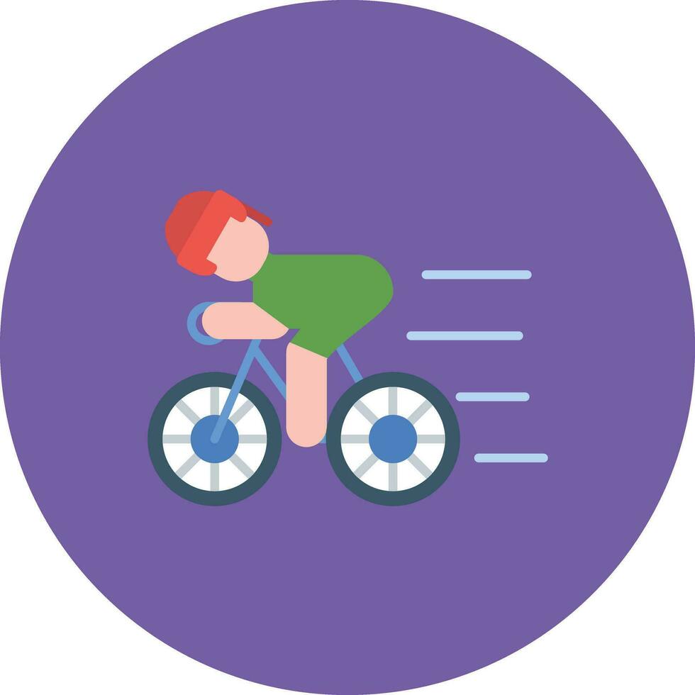 Cycling Person Vector Icon