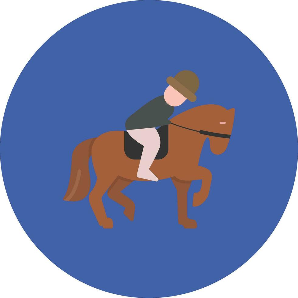 Horse Rider Vector Icon