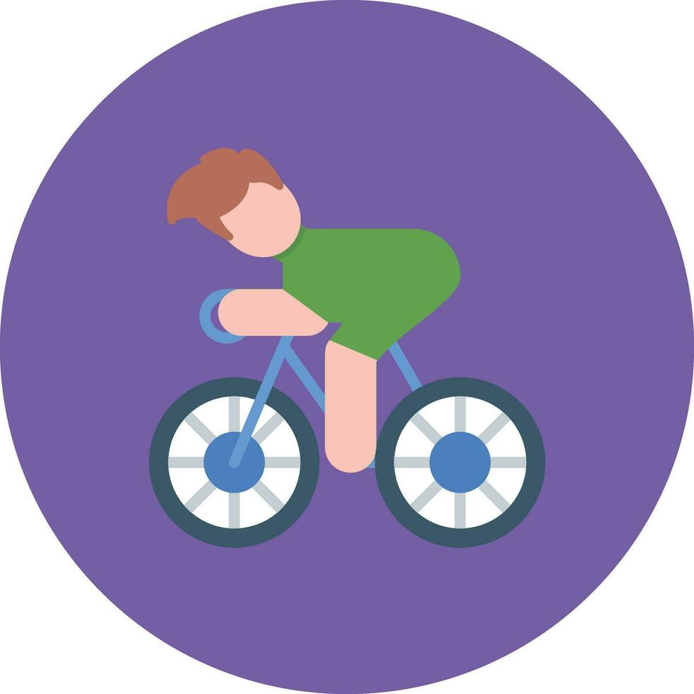 Cycling Vector Icon