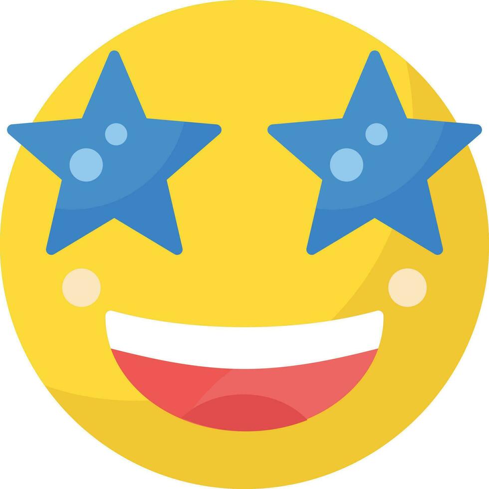Star Struck Vector Icon