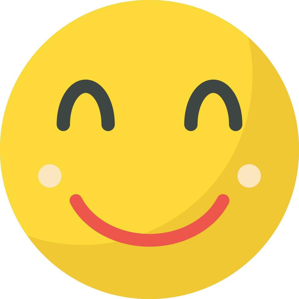 sonriente cara vector icono