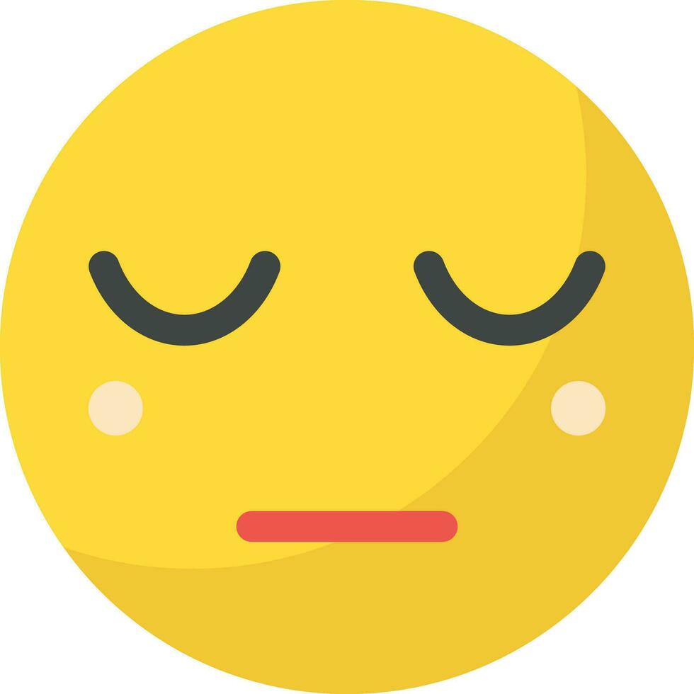 Pensive Face Vector Icon