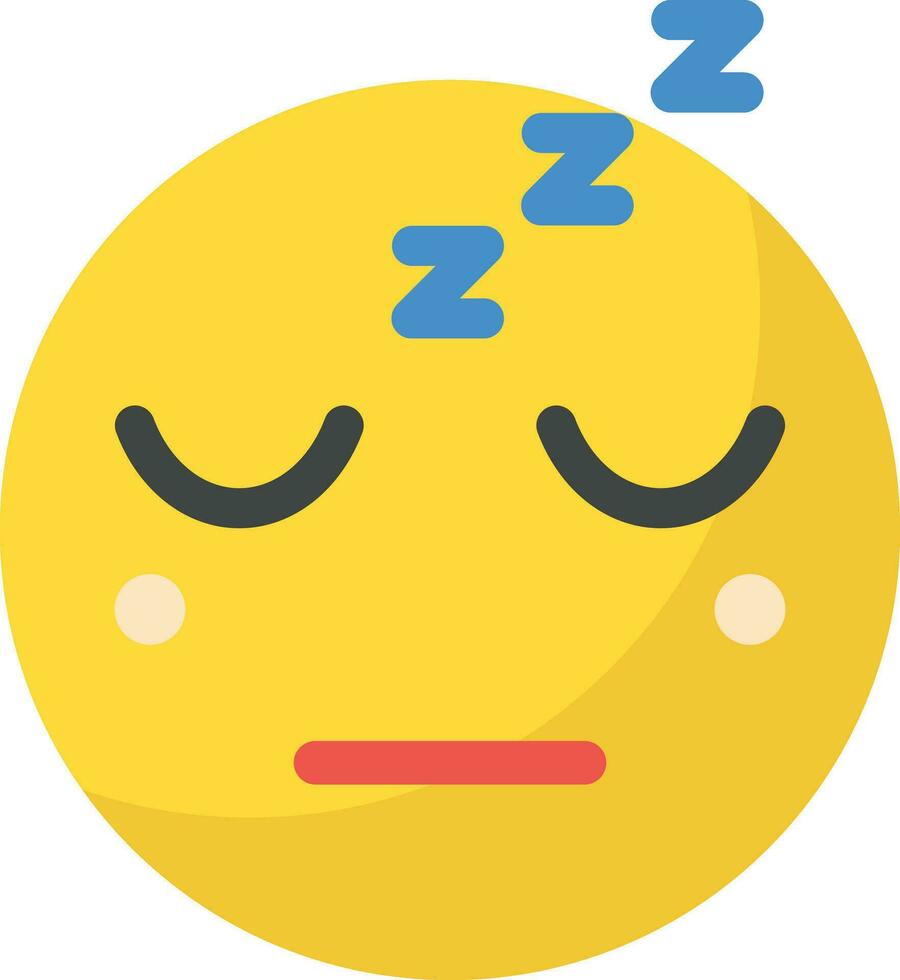 Sleeping Face Vector Icon