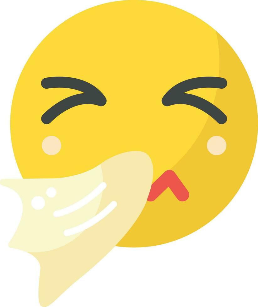 Sneezing Face Vector Icon