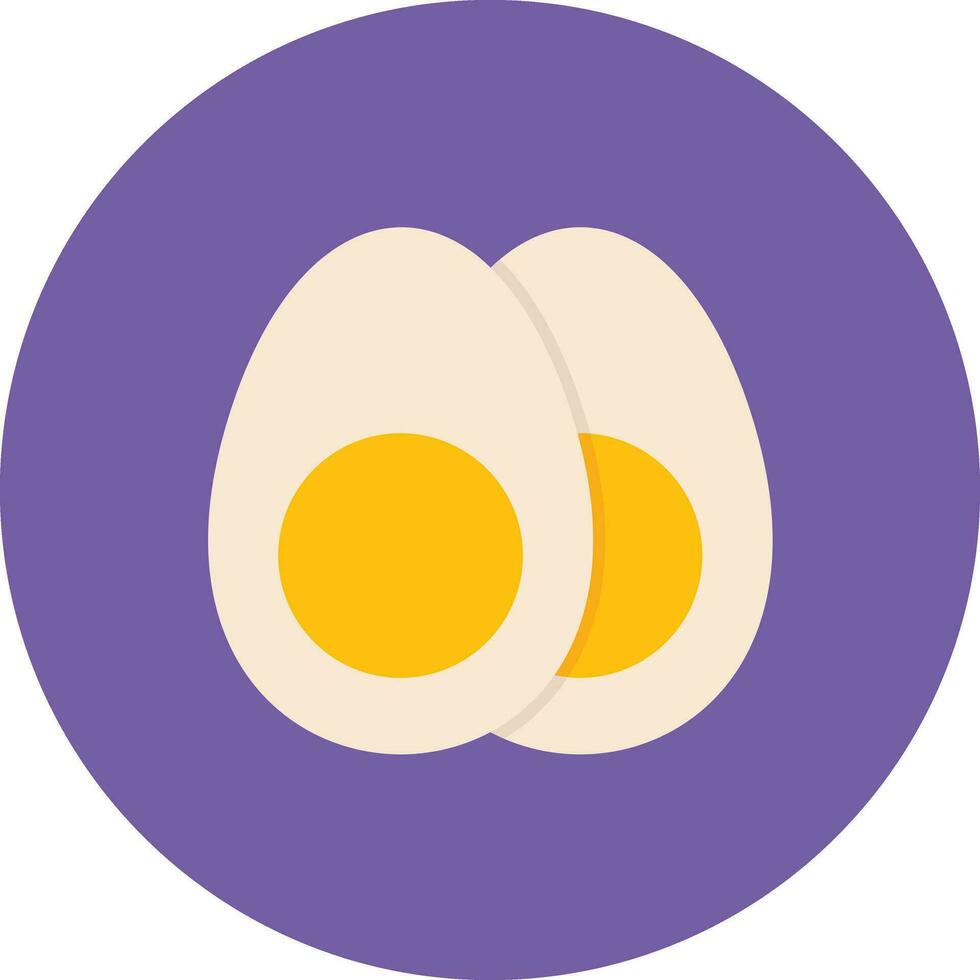 Boiled Egg Vector Icon