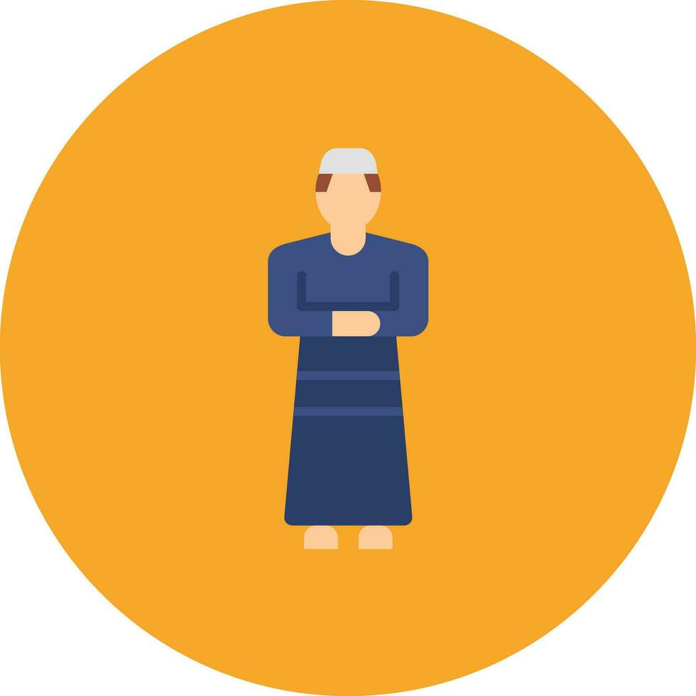 Friday Prayer Vector Icon