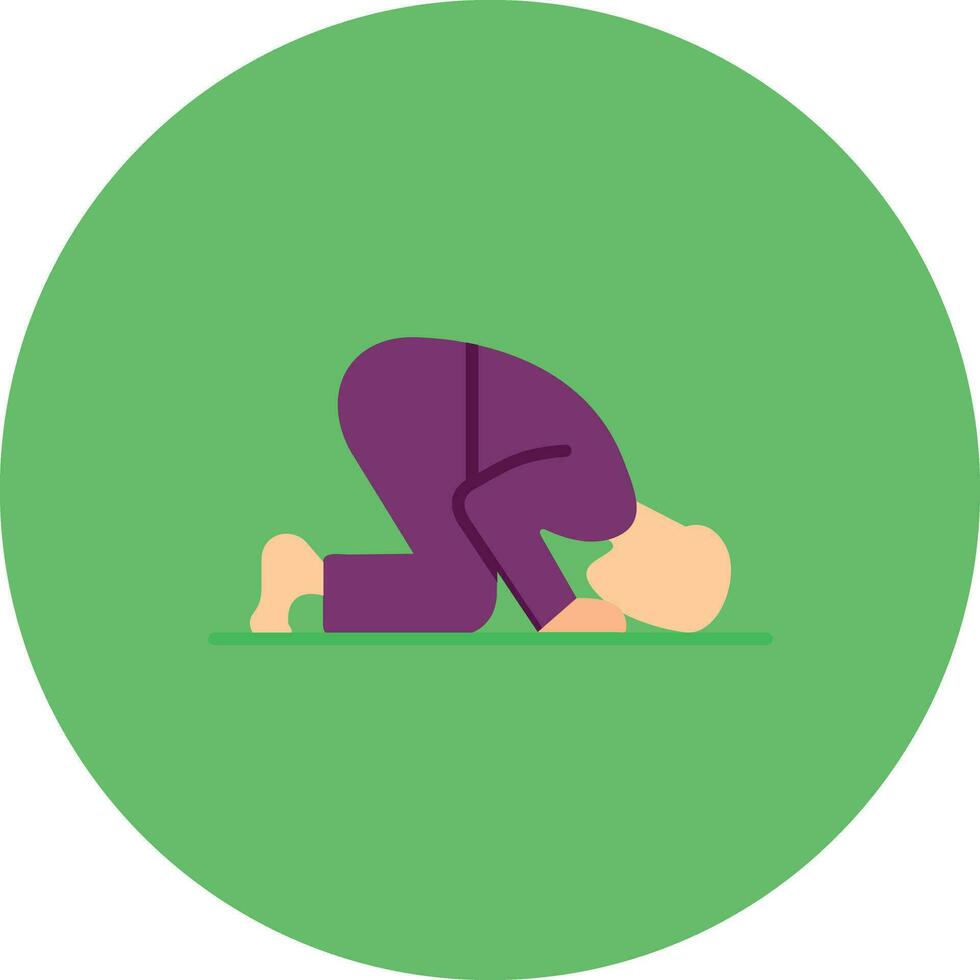 Sujud Vector Icon