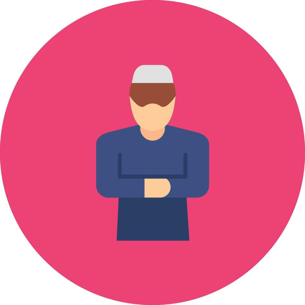 Muslim Man Vector Icon