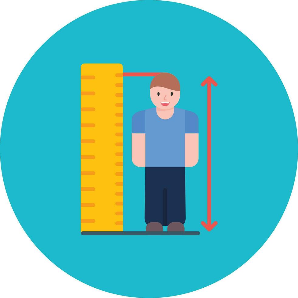 Height Check Vector Icon