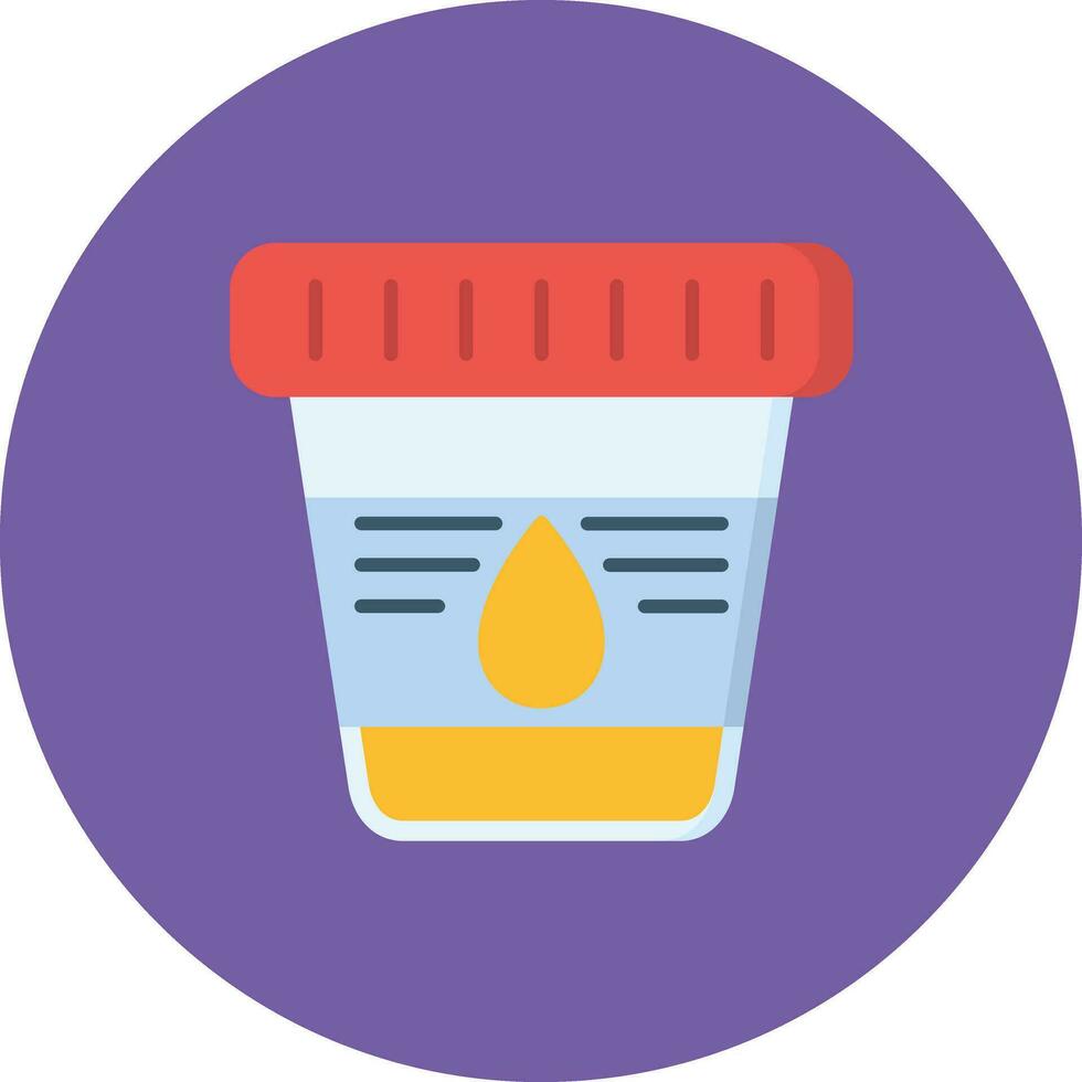 Urine Test Vector Icon