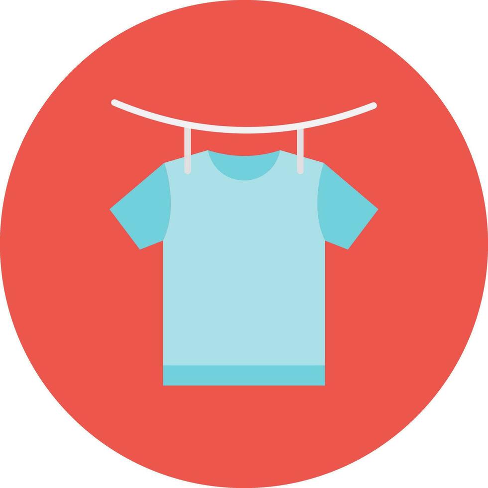 Drying Clothes Vector Icon