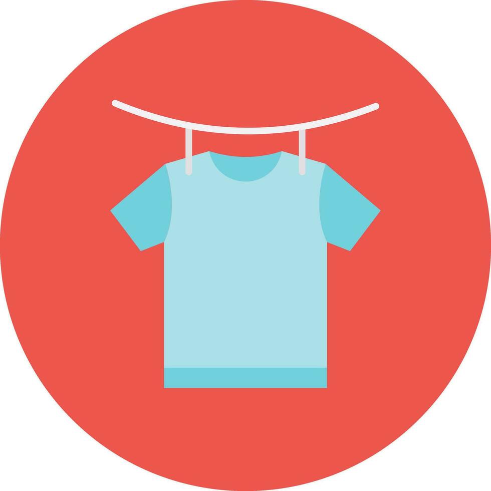 Drying Clothes Vector Icon