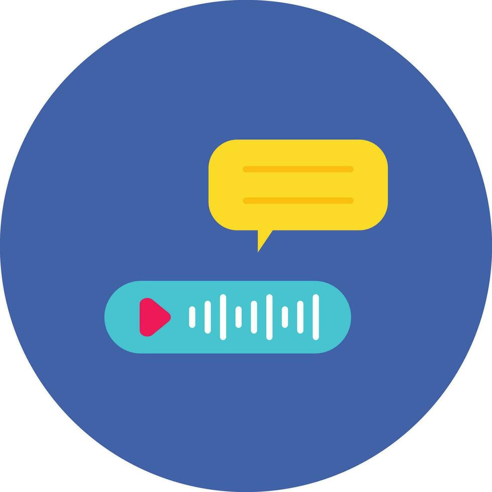 Voice Message Vector Icon
