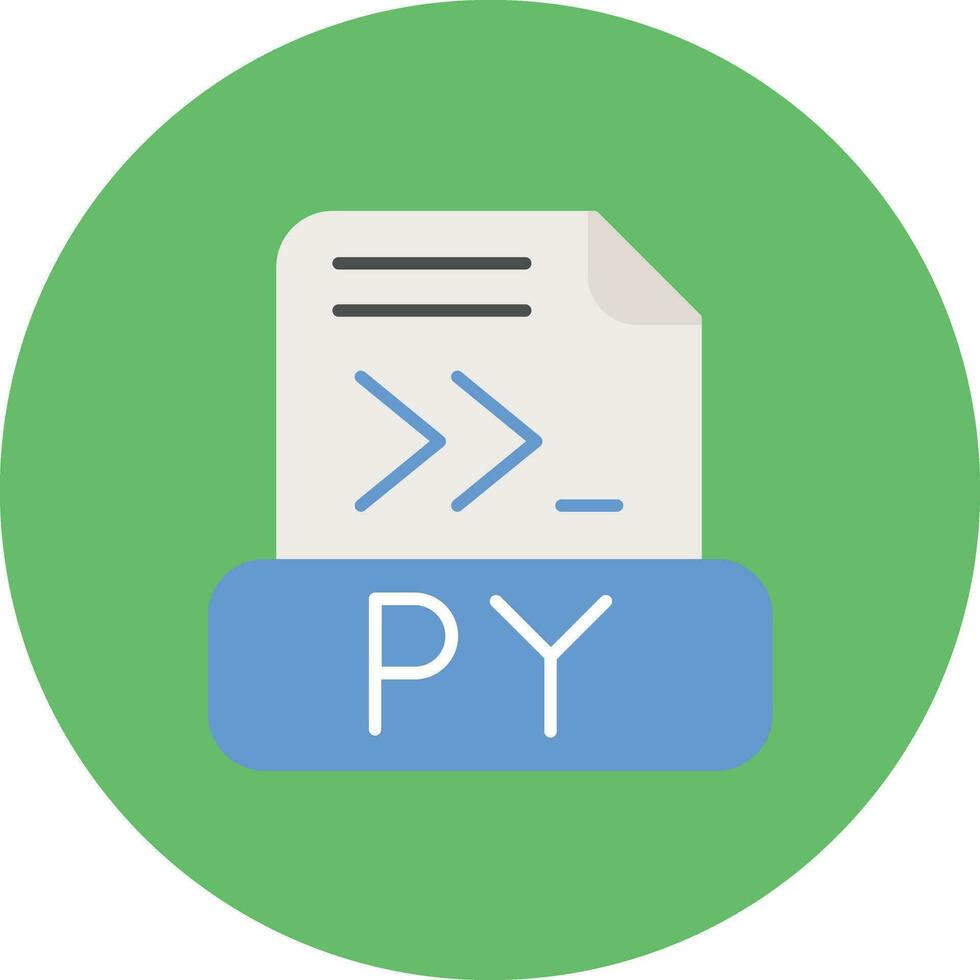 Python File Vector Icon