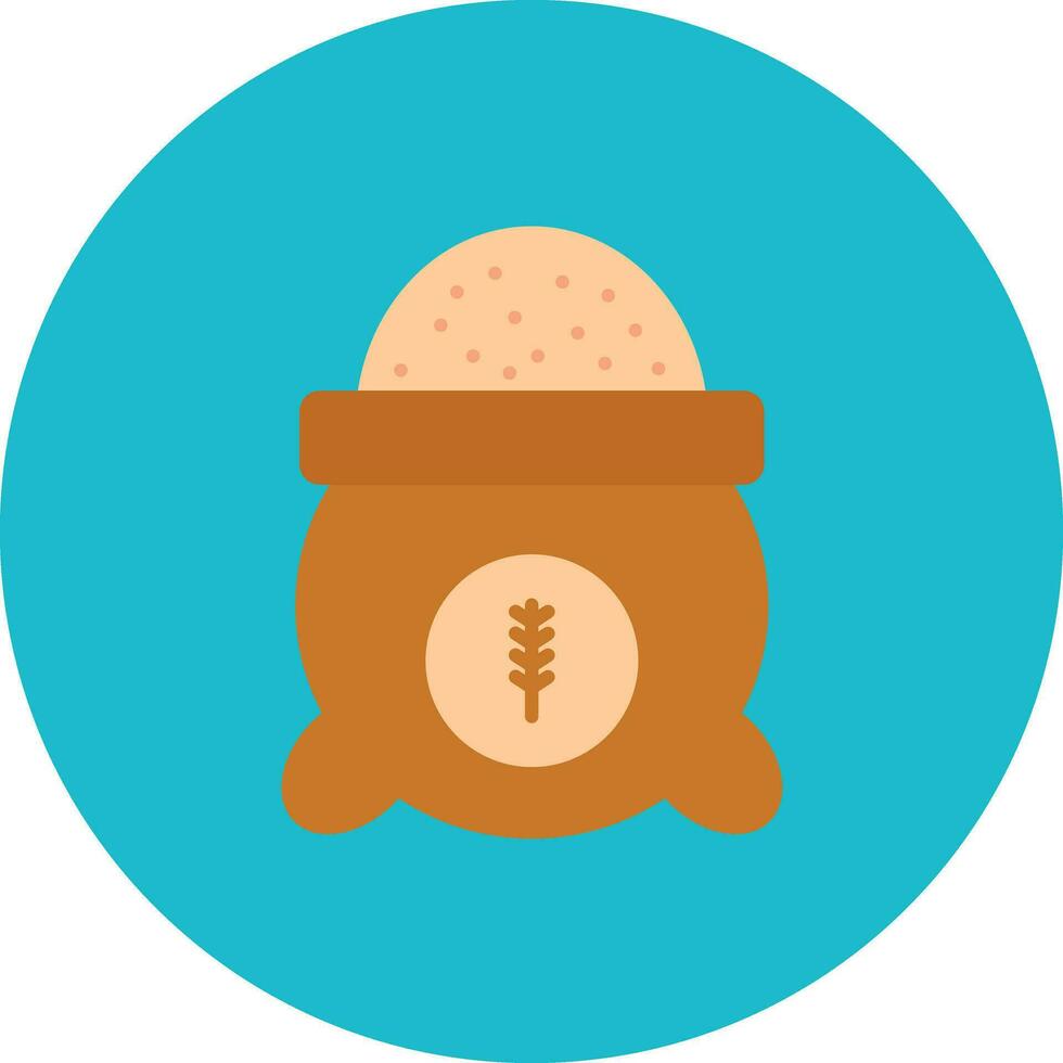 Wheat Sack Vector Icon