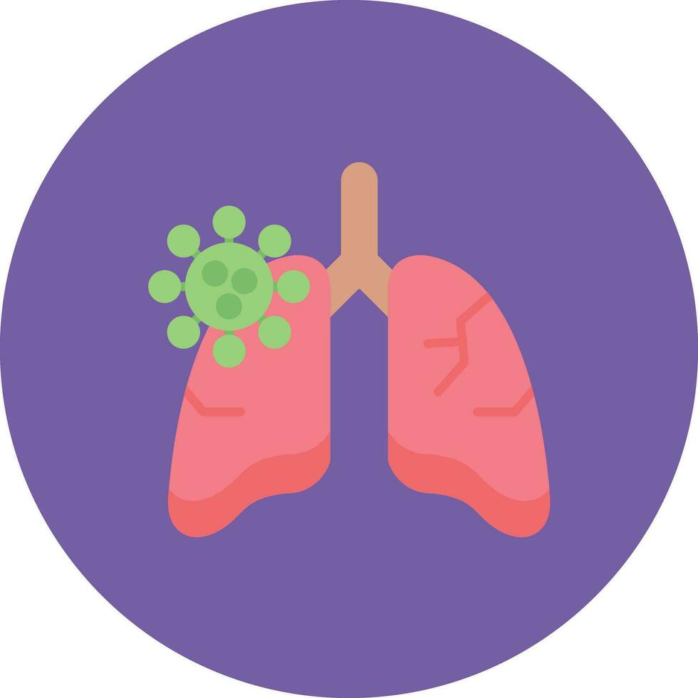 Lungs Infection Vector Icon